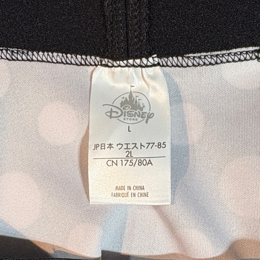 Disney Minnie Mouse Polka Dot Skater Skirt with Red Bow women’s Large - Picture 11 of 12
